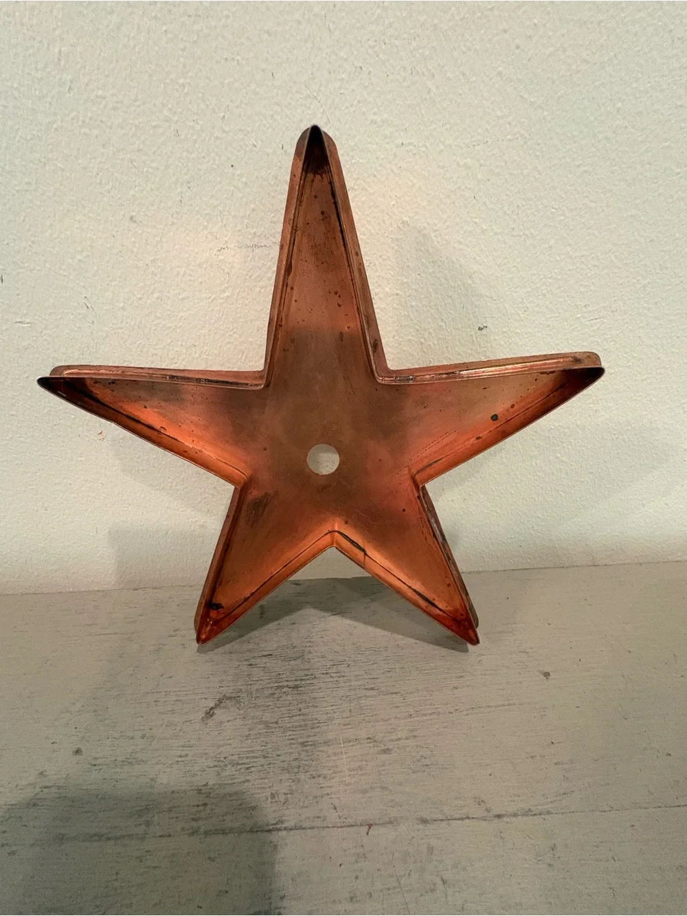 VTG Martha Stewart Copper 8” Star Light Star Bright Cookie Cutter